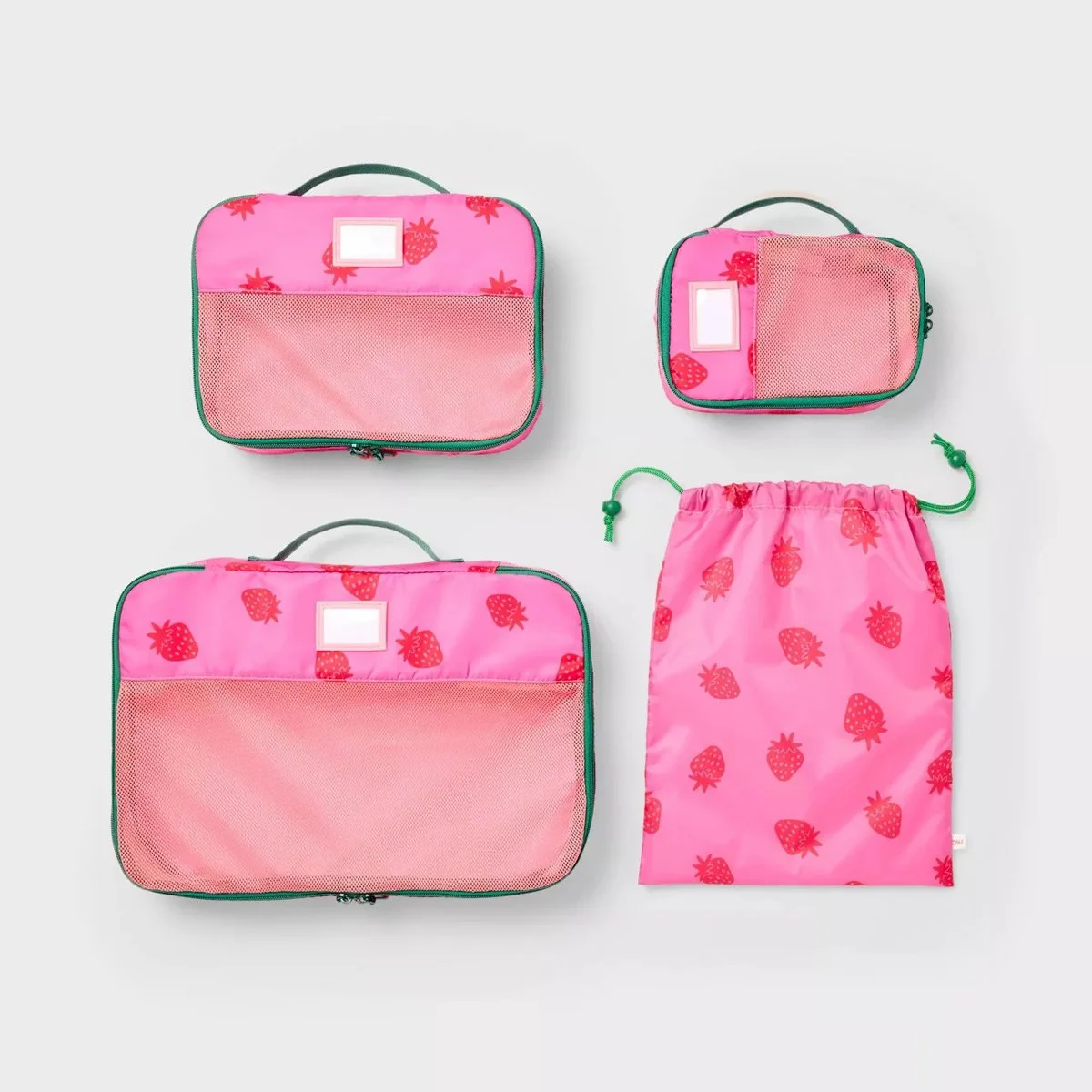 Kids 4pc Packing Cube Set Strawberry.jpeg