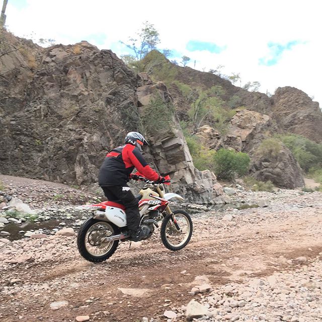 Running the wash out of Loreto.