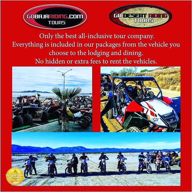All we ask you to do is be ready to ride and have a blast!
