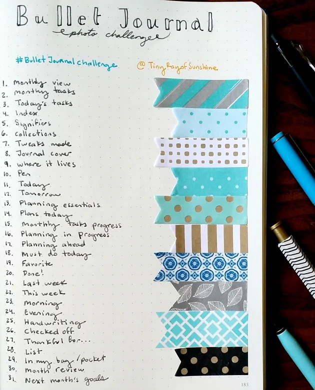 March #BulletJournalChallenge 