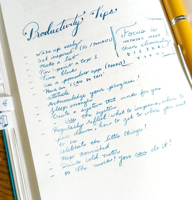 Productivity Tips!