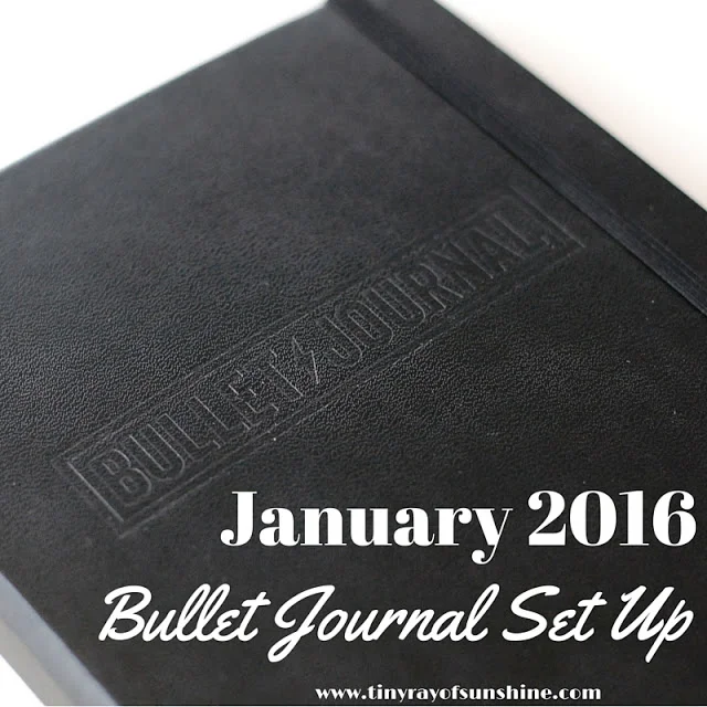 January 2016 Bullet Journal Set Up