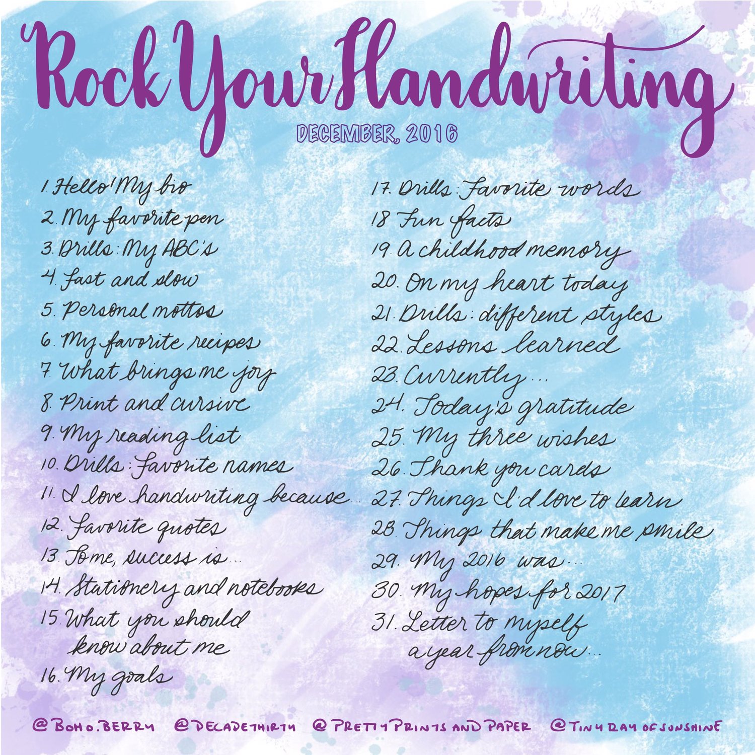 RockYourHandwriting — Tiny Ray of Sunshine