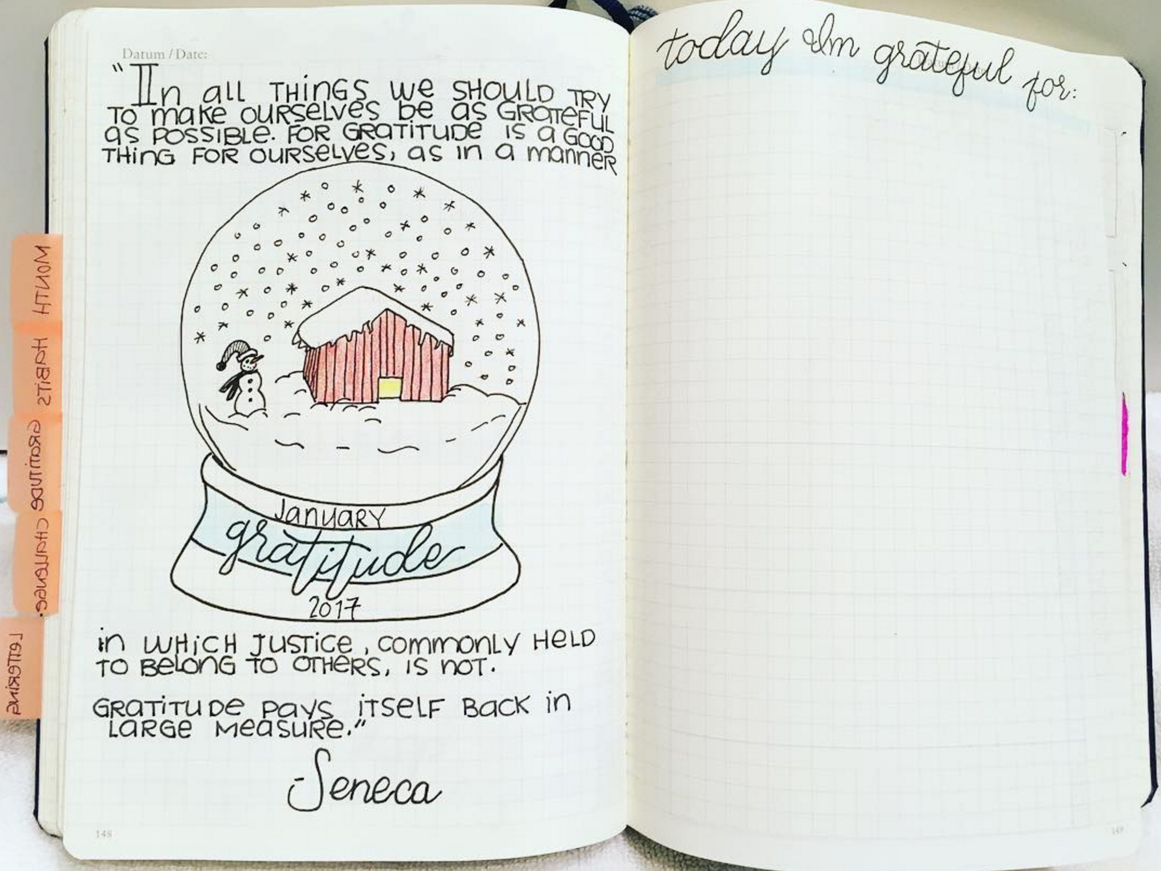 Gratitude globe by @nosleepforyou . Will we start seeing more creative variations of the gratitude log?! :) 