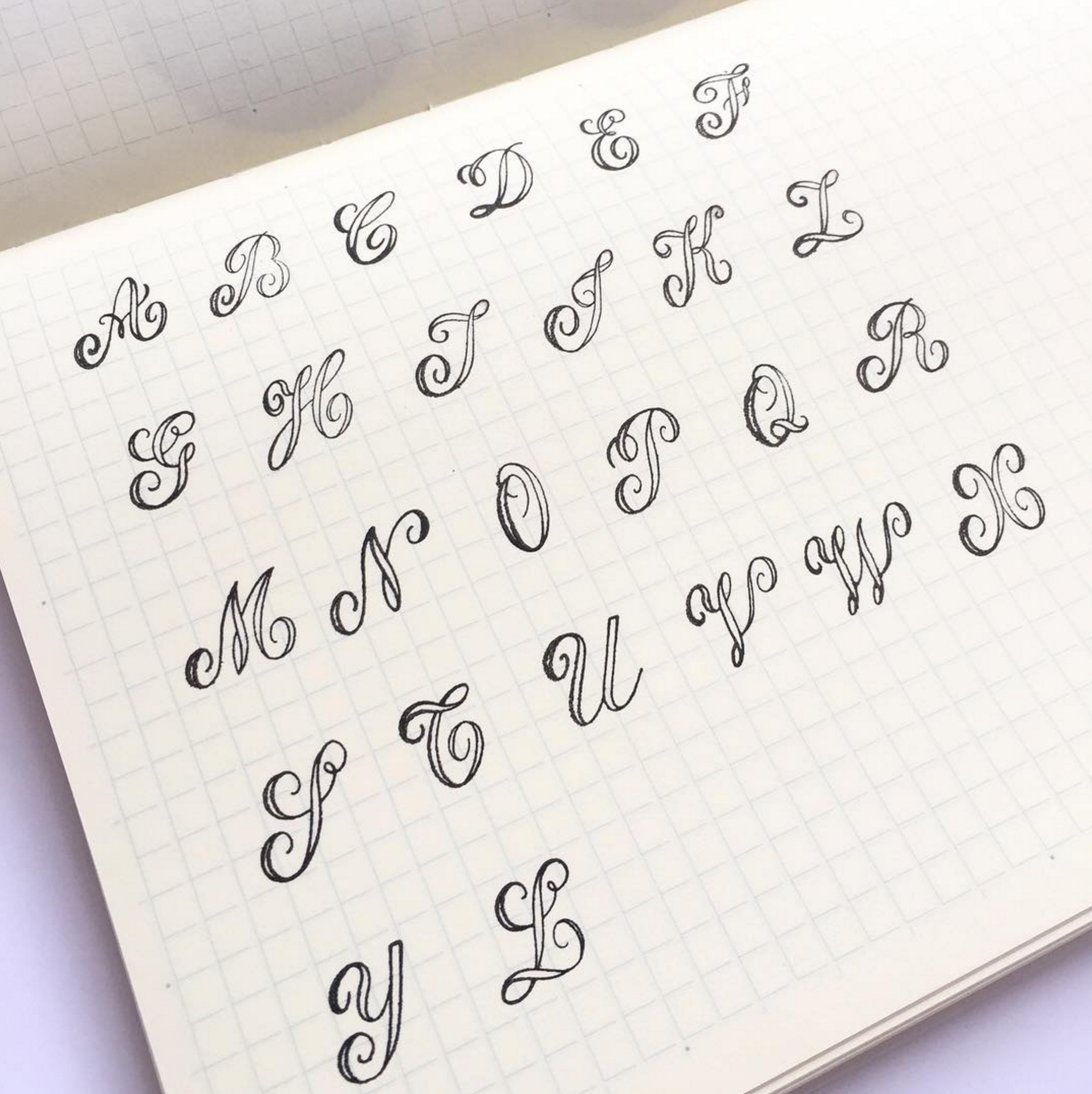 Beautiful letter form inspiration from @sumthingsofmine
