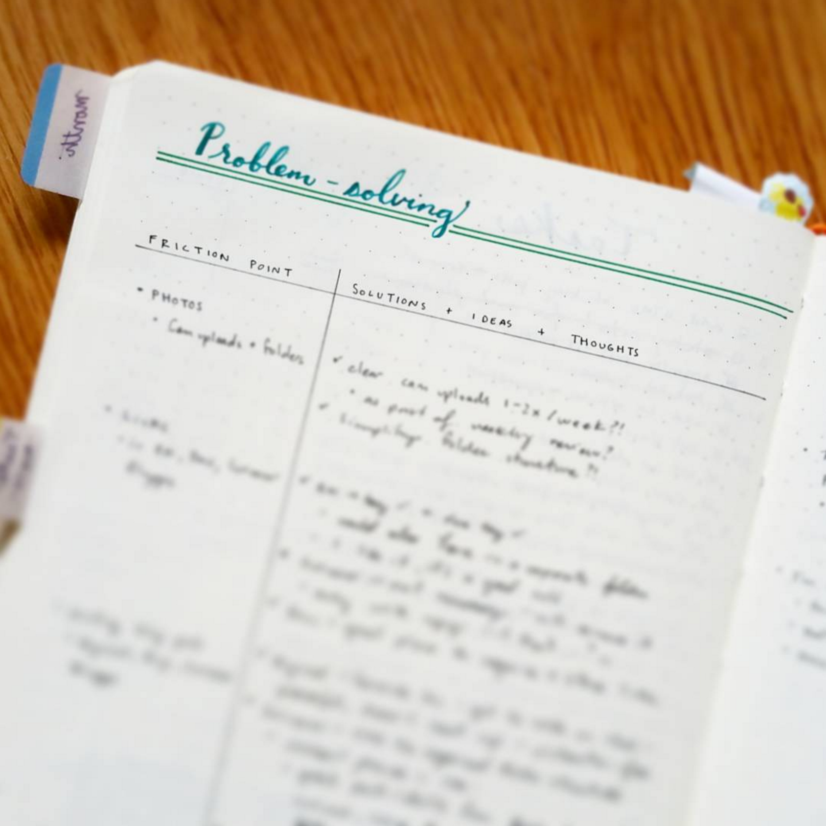 #100DaysOfBulletJournalIdeas: 26 - A Problem-Solving Collection Can Help You Push Through Friction Points