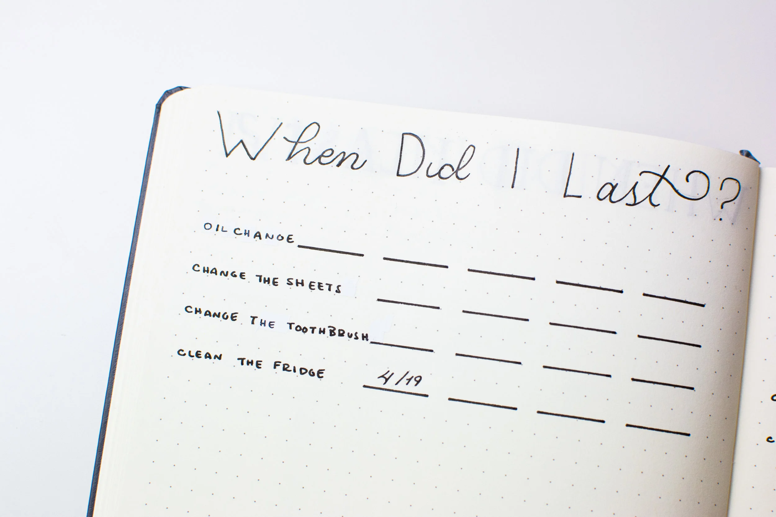 The When Did I Last Log will help you keep track of the last time you did something