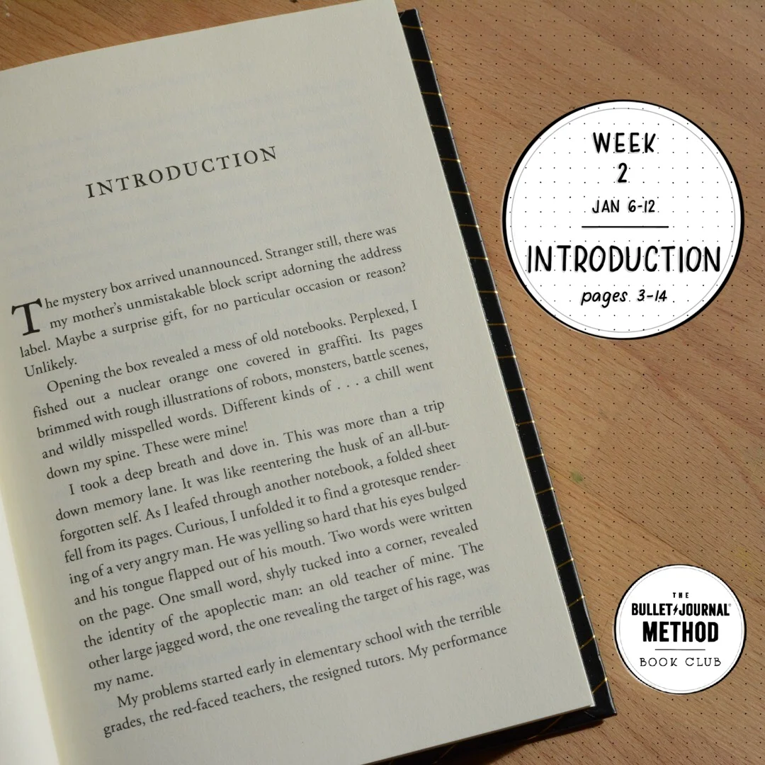 Week 2: Introduction (The Bullet Journal Method Book Club)