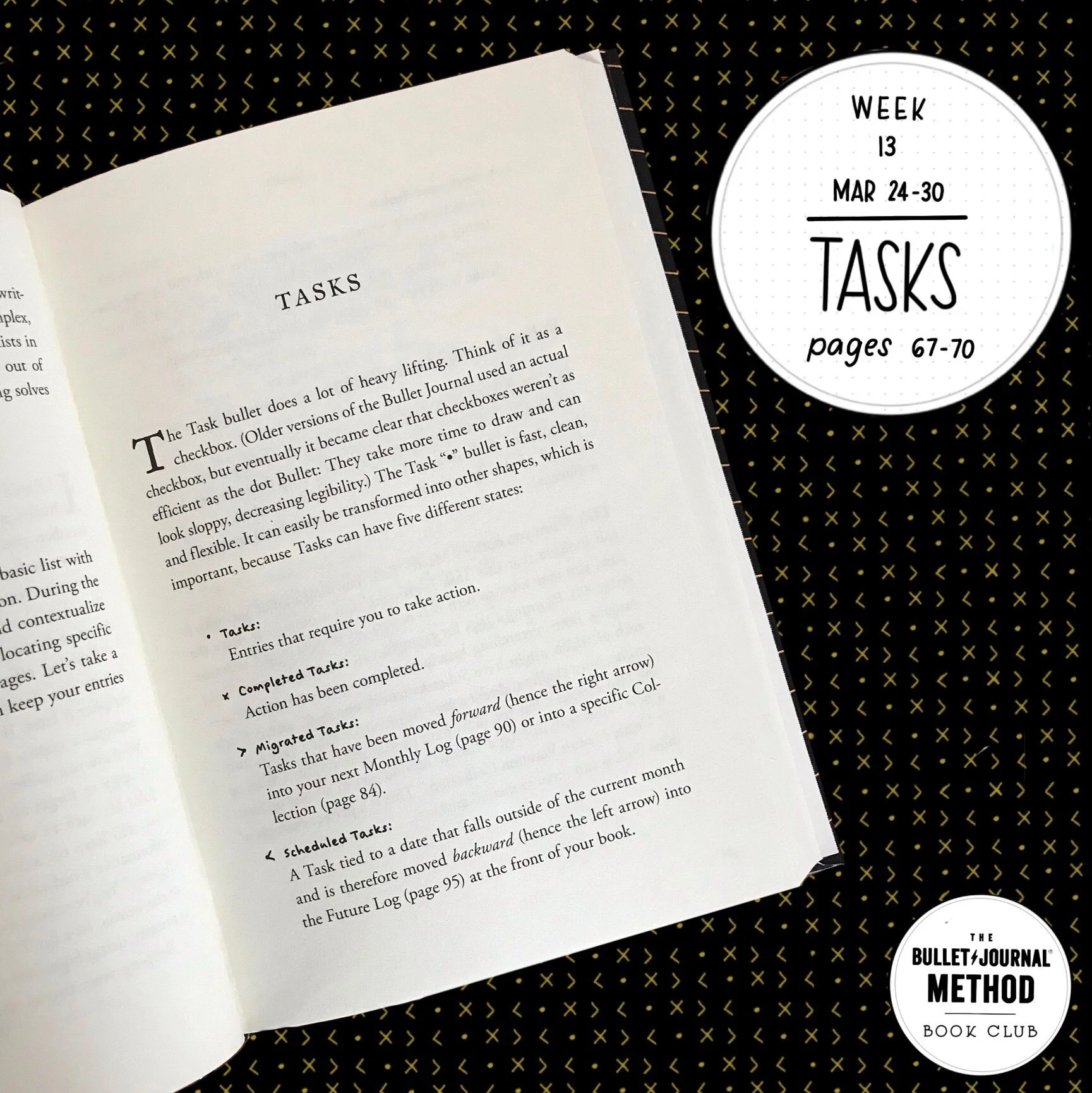 Week 13: Tasks (The Bullet Journal Method Book Club)