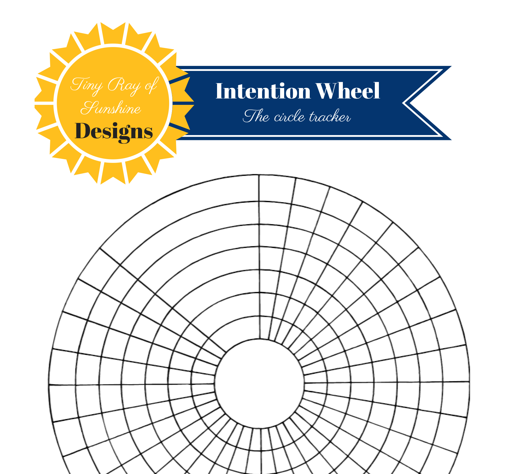 Tiny Ray of Sunshine - Intention Wheel .png
