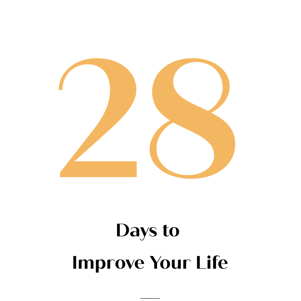 28 Days to Improve Your Life Course Announcement