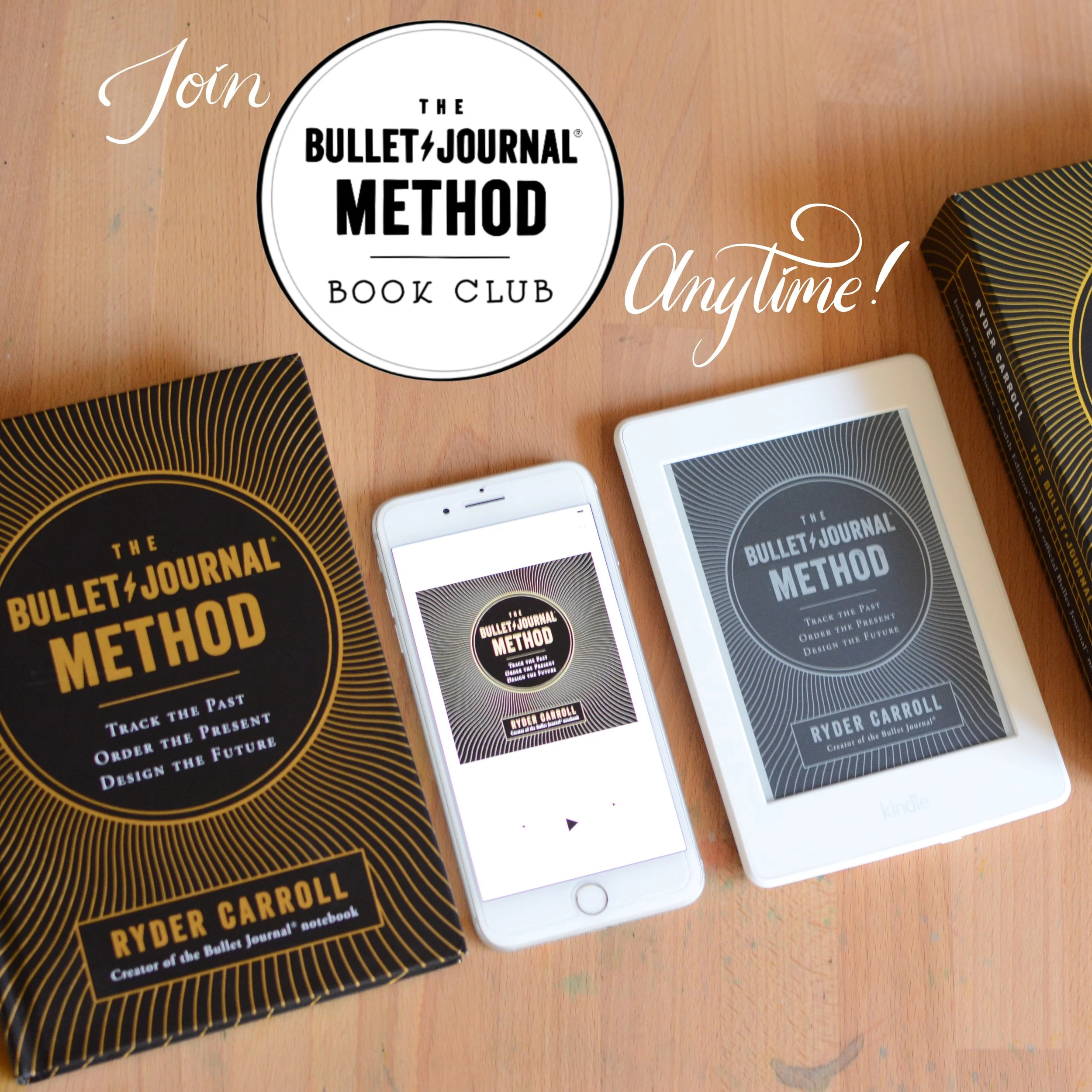 Join The Bullet Journal Method Book Club any time
