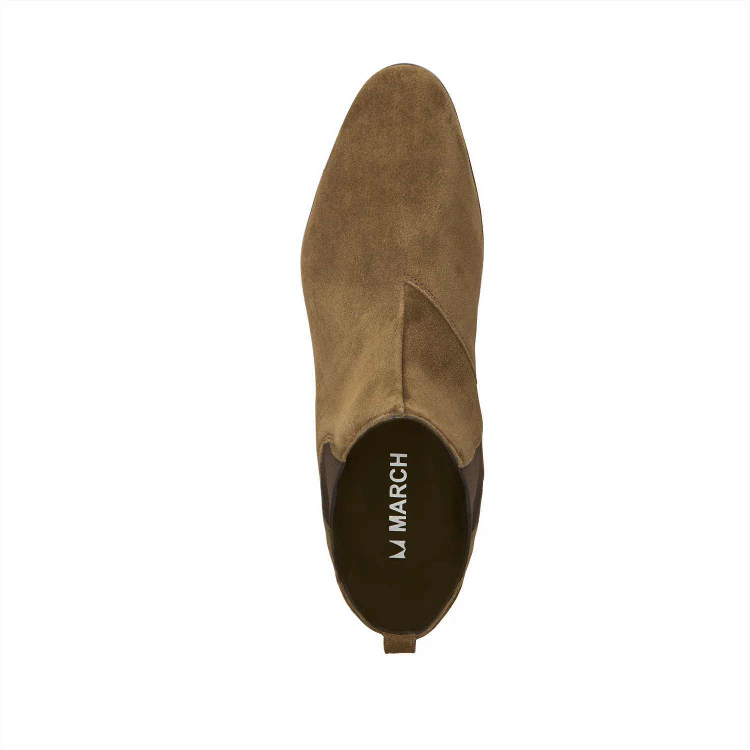 WOMENS TAN SUEDE CHELSEA BOOT