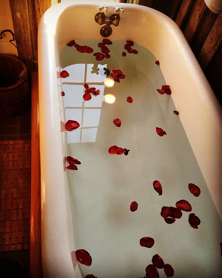 Laketrail Leopard Room bath tub
