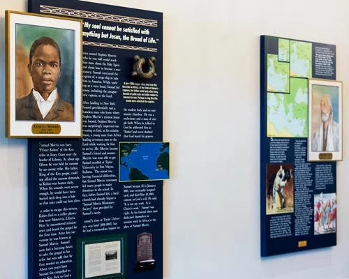 Missionary Hall of Fame in Morningside lobby