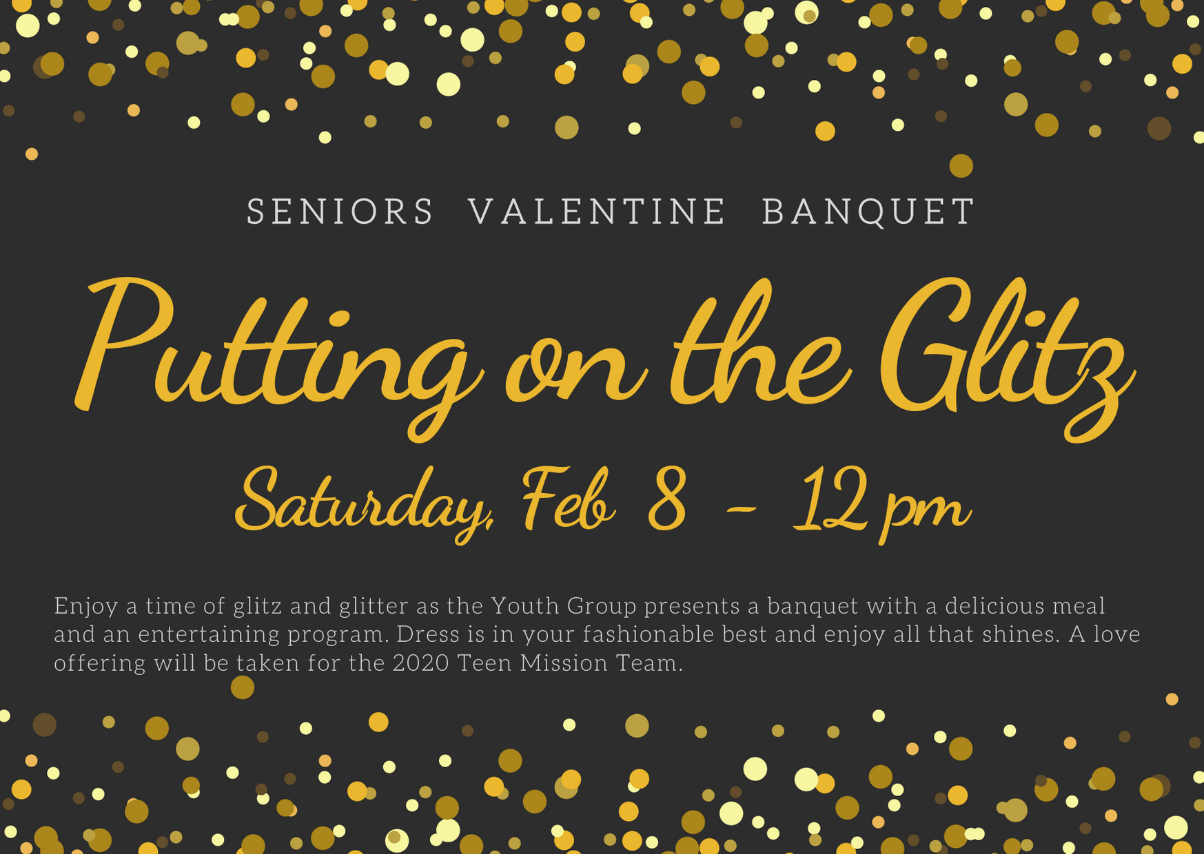 Senior Adults Valentine's Banquet