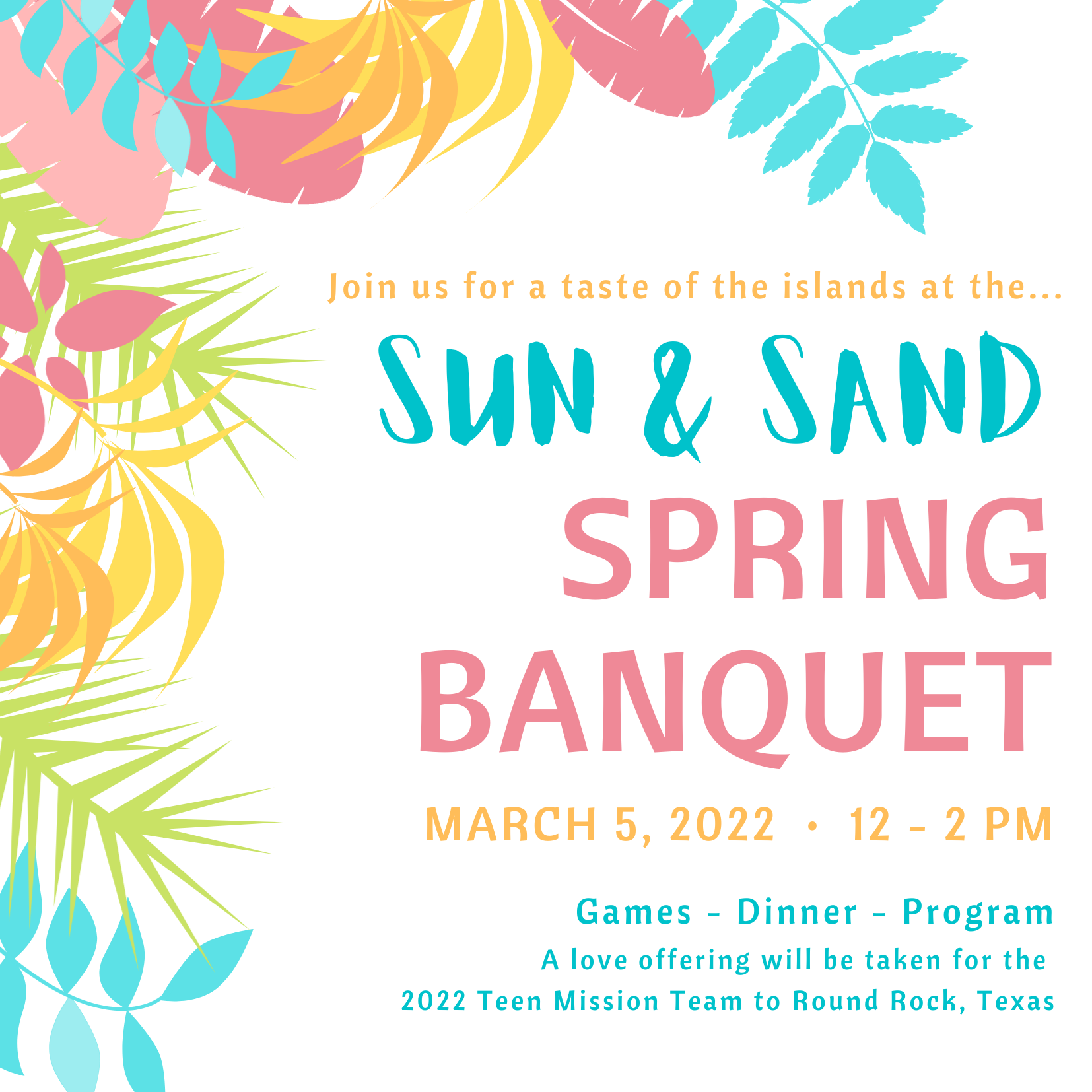 Seniors' Spring Banquet 