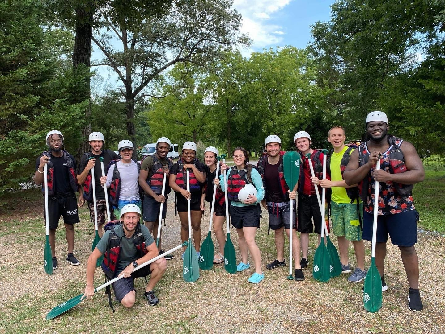 White water rafting with the young adults from One Hope Church