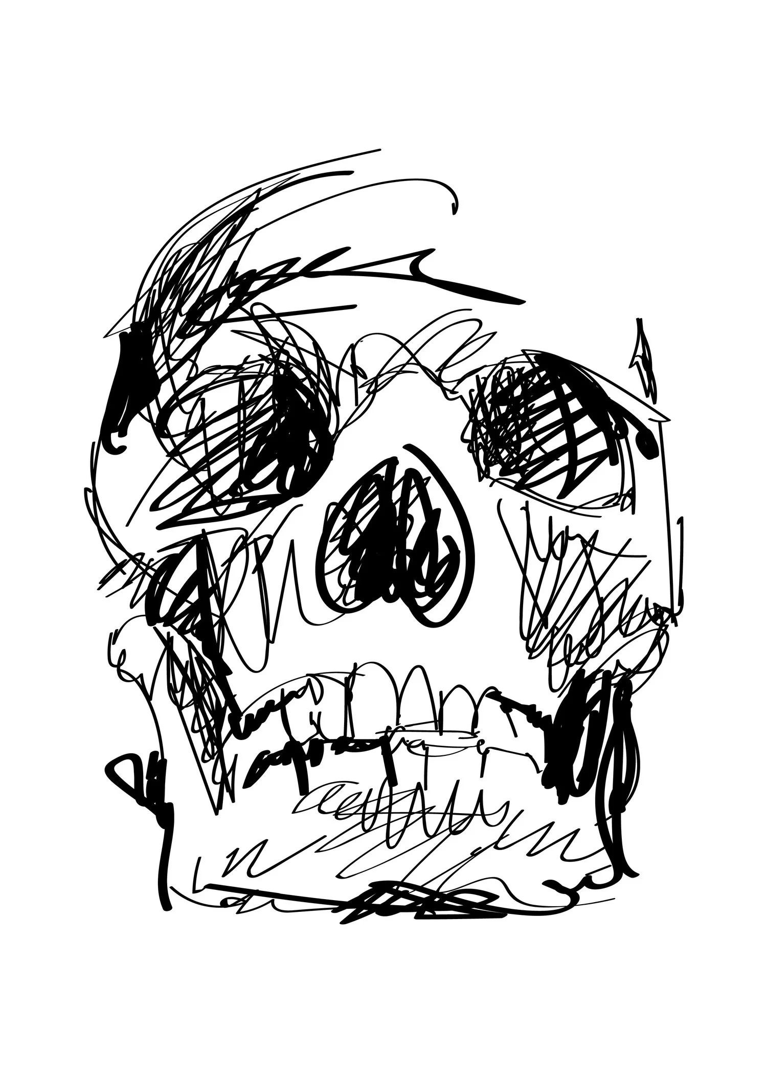Skull Scribble II