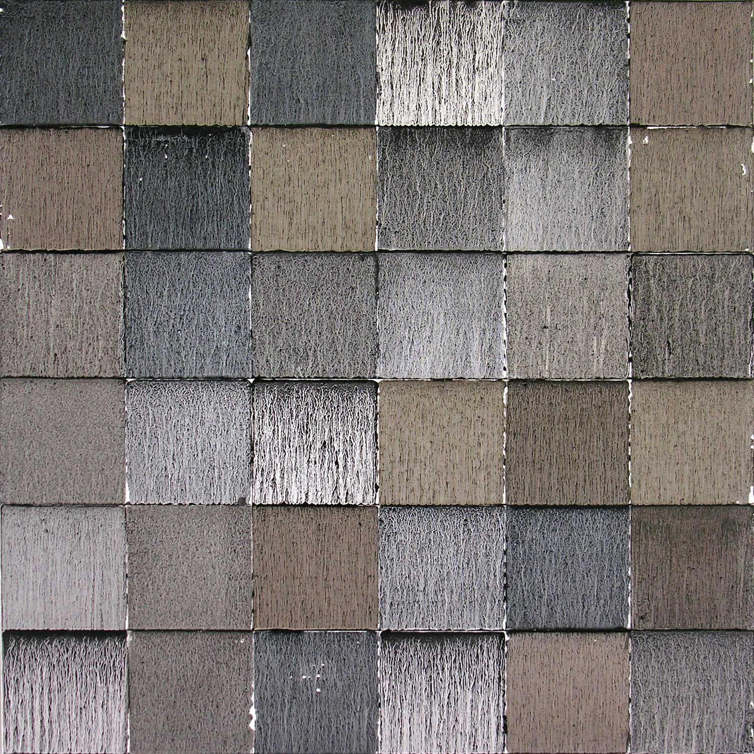 Pigment Study [6 Shades of Black: Dice Composition 3]