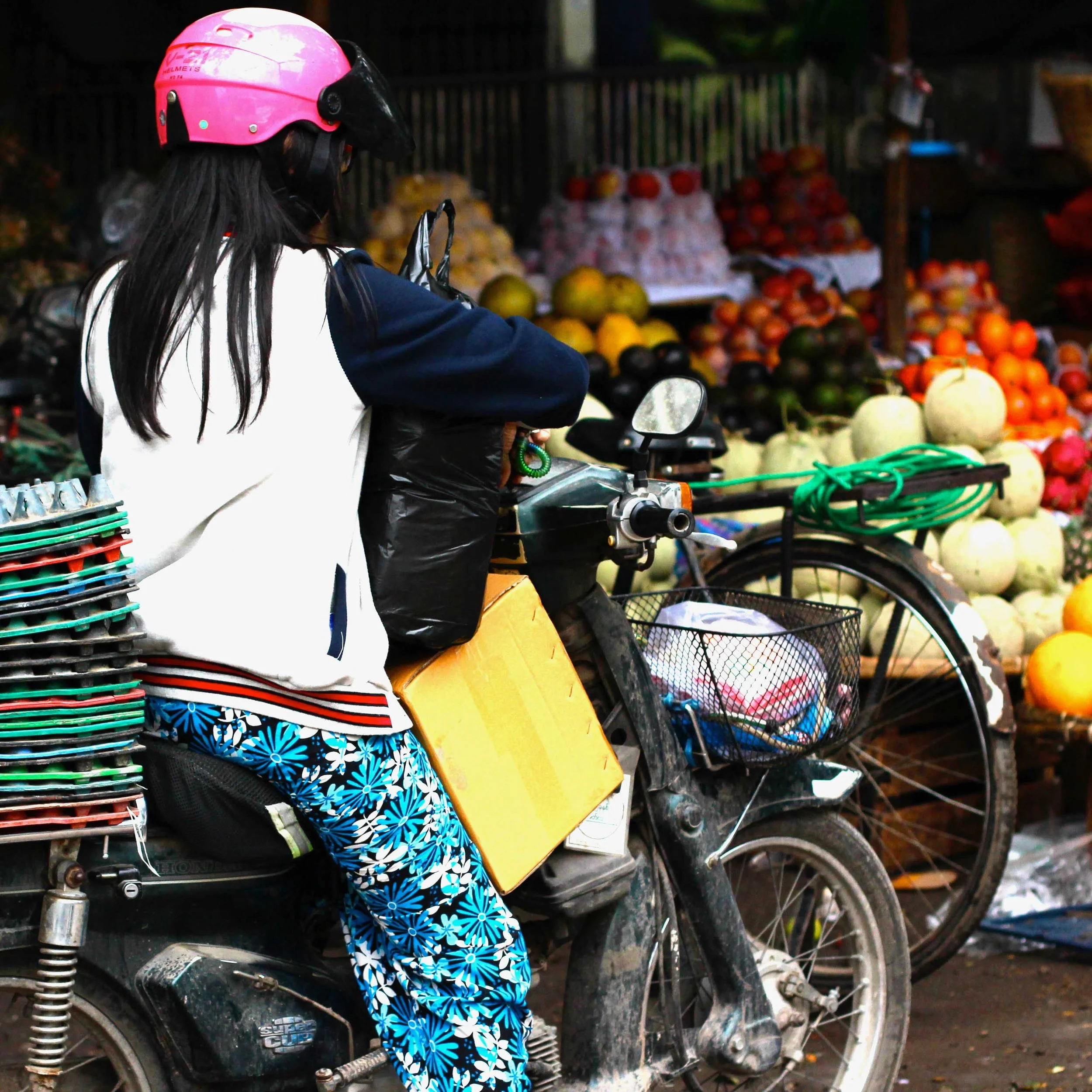 Mandalay's favored form of transportation