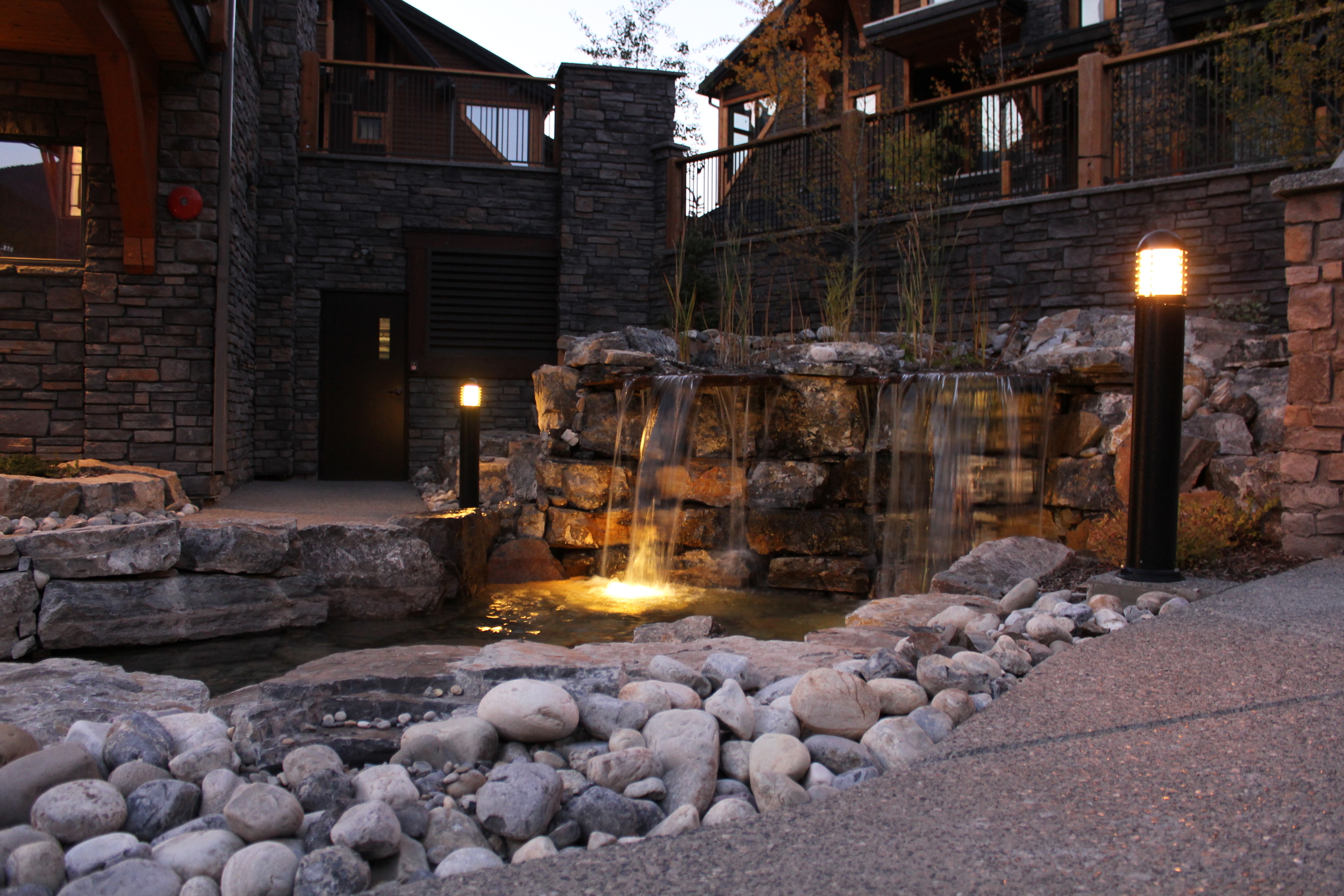  SCOPE Projects has been involved in a multitude of projects within the Three Sister’s development in Canmore. With our expertise on parkade roof slabs, engineered retaining walls, state of the art water features, and variety of unique landscape feat