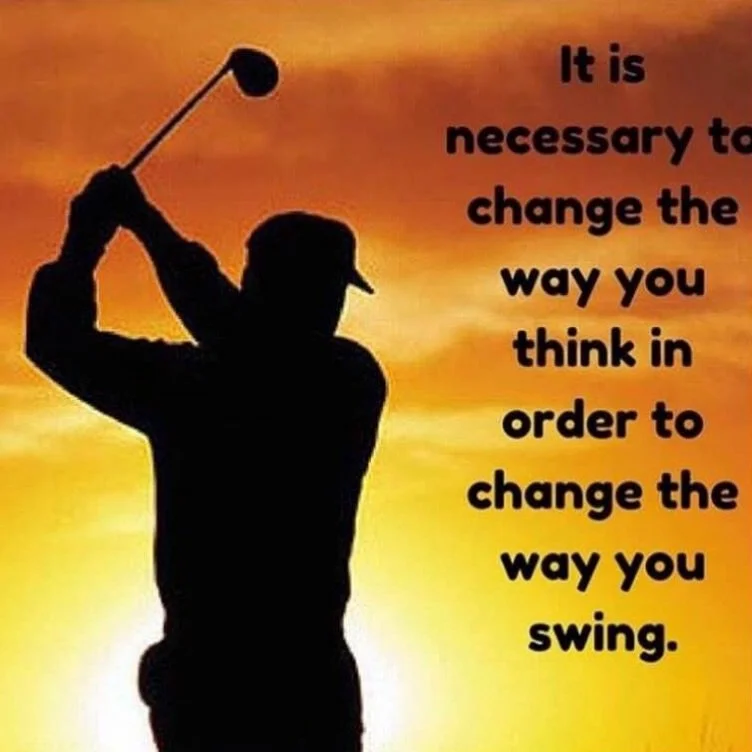 If you want to change your swing&hellip; you have to change how you think. 

Everything we do in the golf swing comes from intent. Intent has a plan. It has steps based on what a player thinks they need to do.

Unfortunately, most golfers think:
	&bu