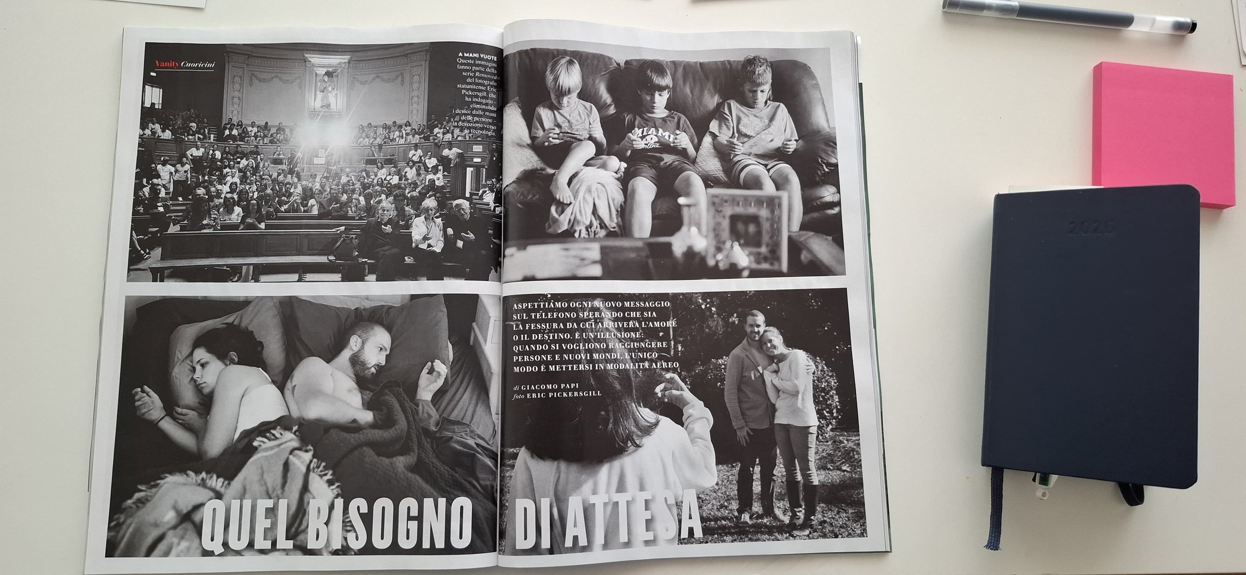 Vanity Fair Italia Feature: Reflections on Technology, Ritual, and Representation