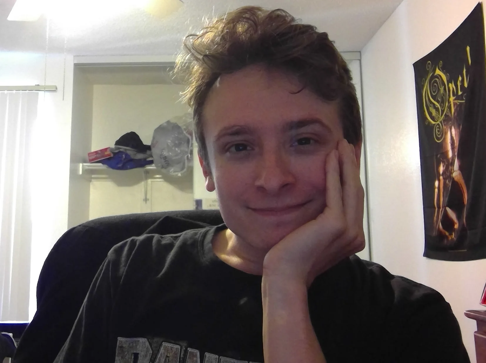 Seen here: A brief moment of Drew not being a goof