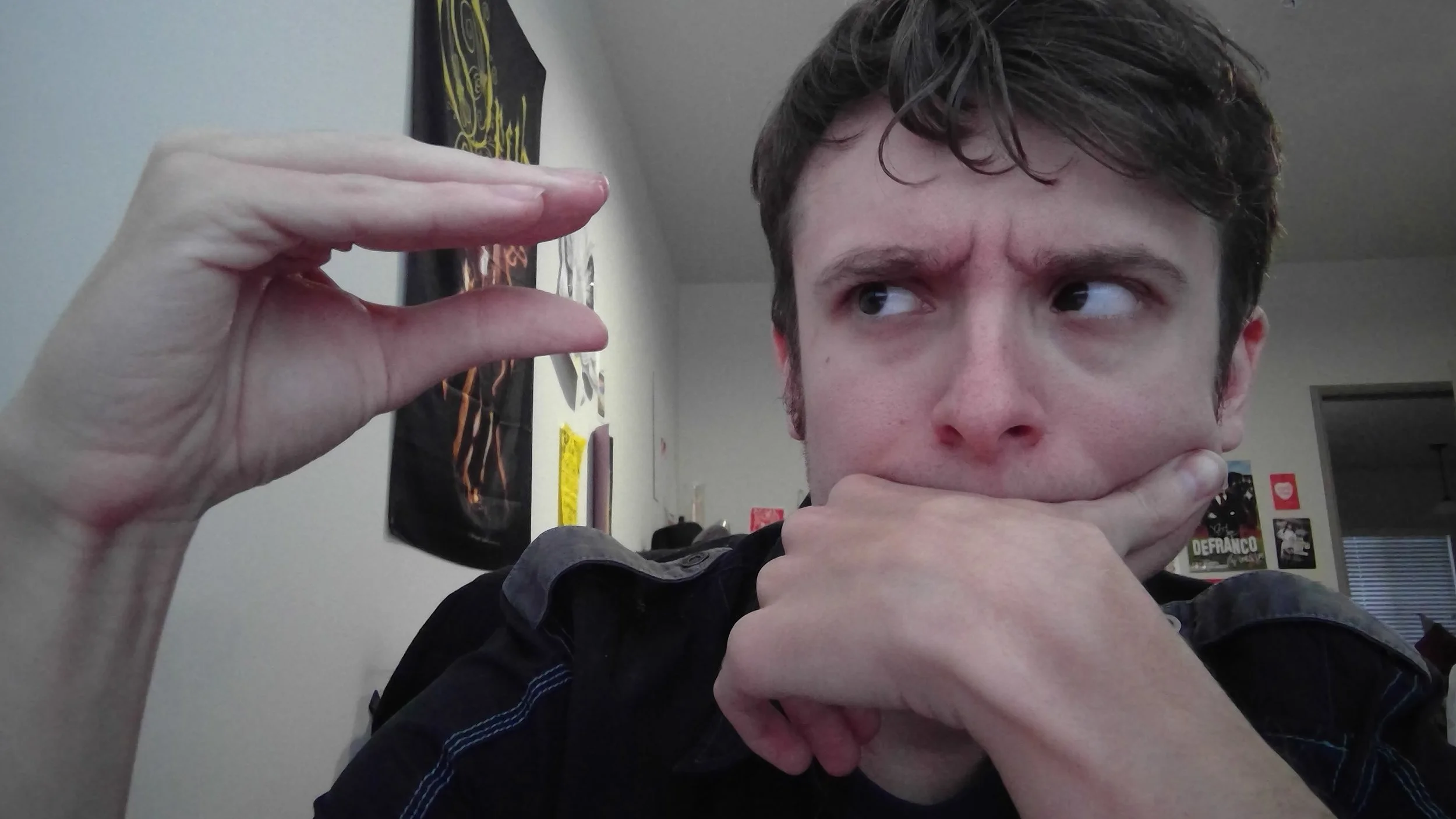 Shut up, hand. Learn to listen.