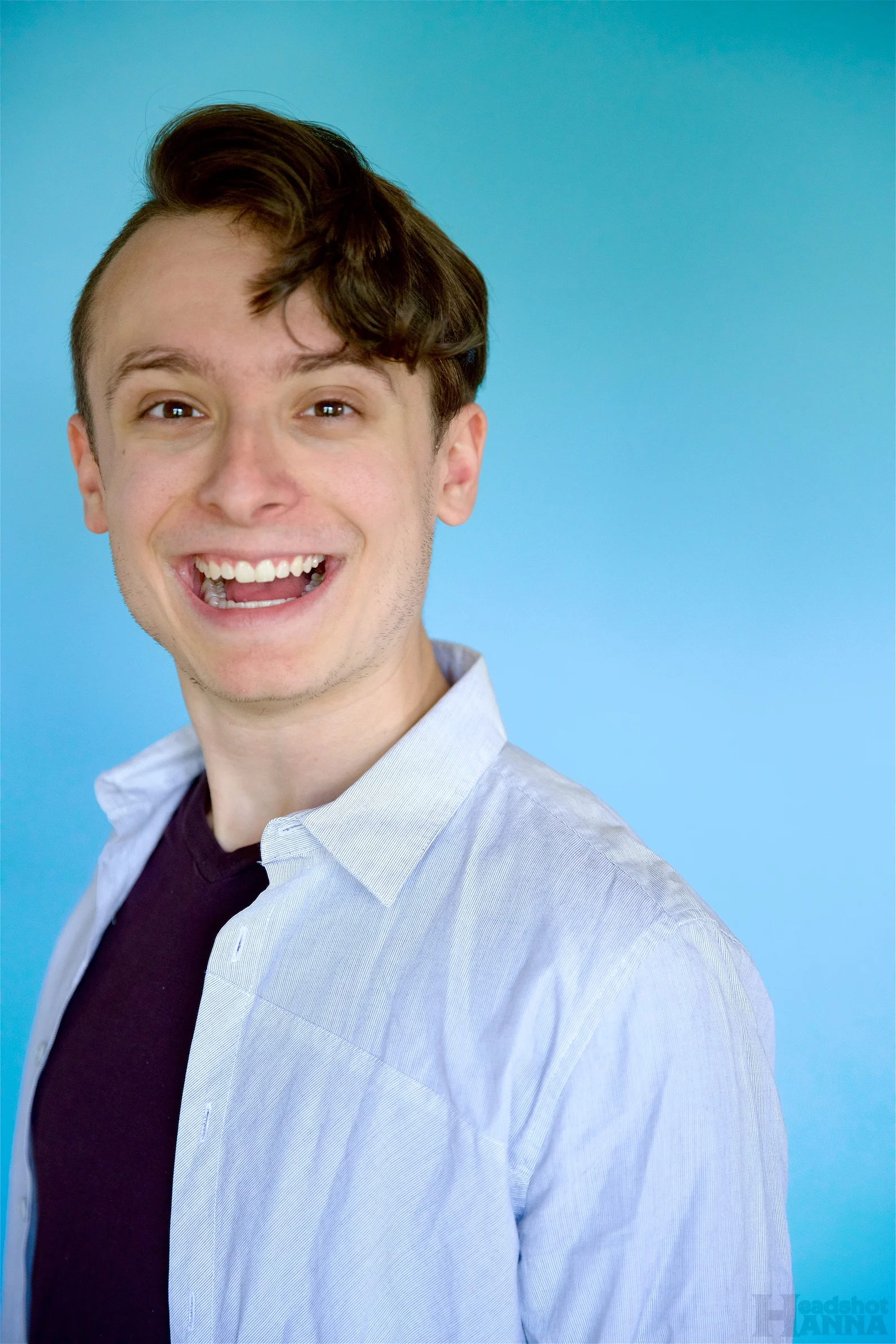 This is my excited face. And also a rejected headshot that I still kinda like.