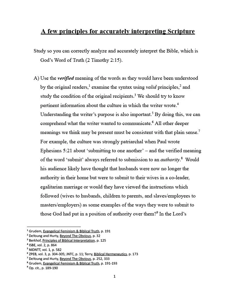 Interpreting Scripture | Resource Guide