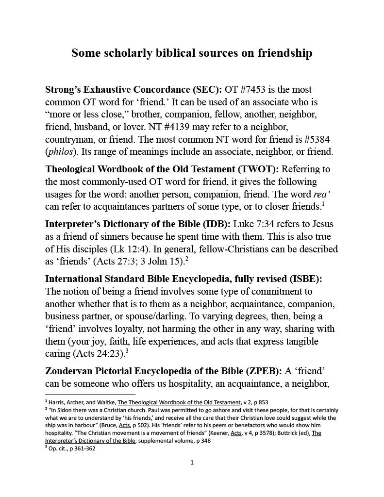 Friendship | Resource Guide