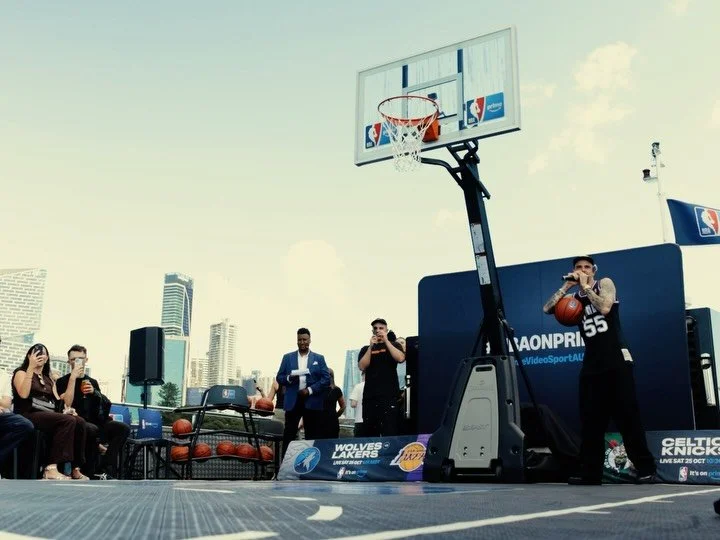 Frames from the NBA on Prime Launch event 🎥🏀