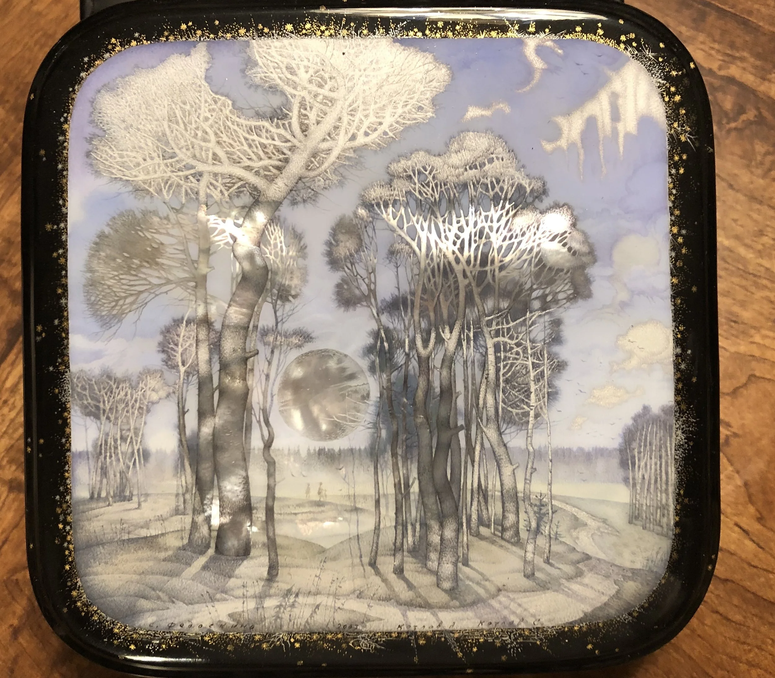 Kozlov collaboration Winter Scene
