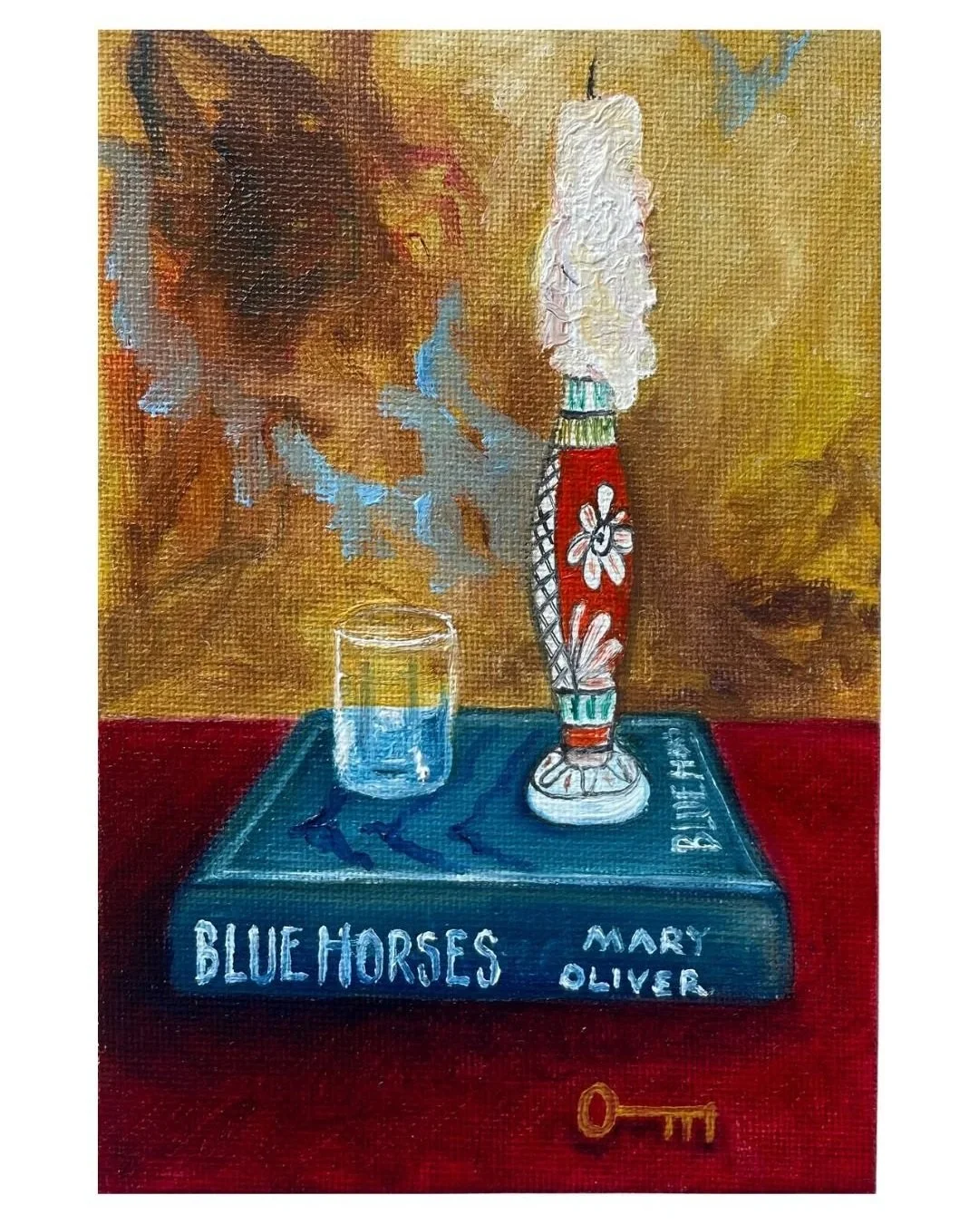BLUE HORSES - SOLD