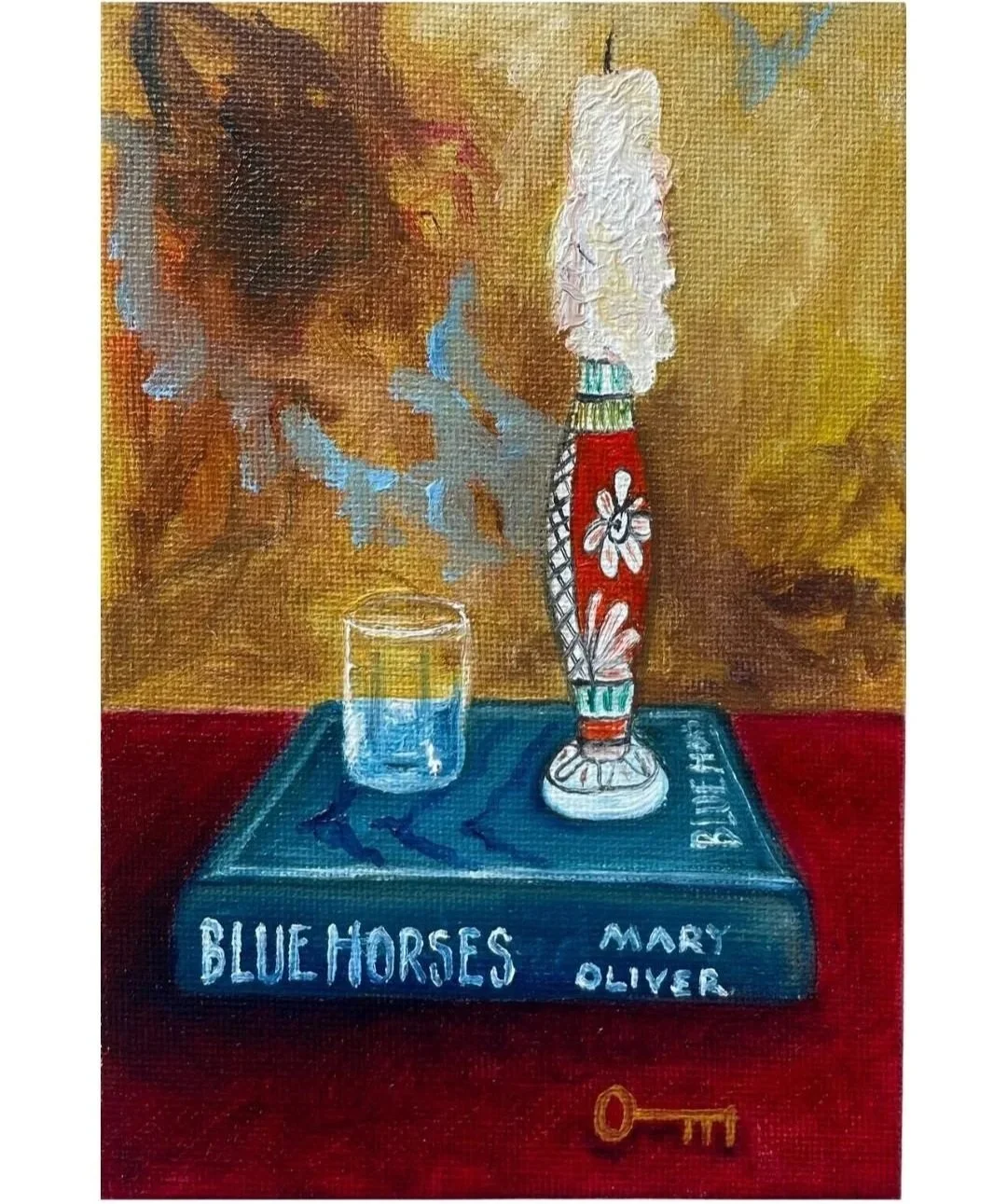 BLUE HORSES - SOLD