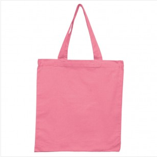 Pink - 6oz Basic Tote 15x16