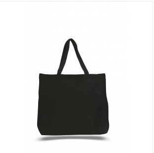 Black - 12oz Jumbo Tote 20"x15"x5"