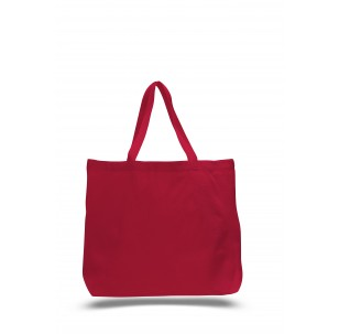 Red - 12oz Jumbo Tote 20"x15"x5"