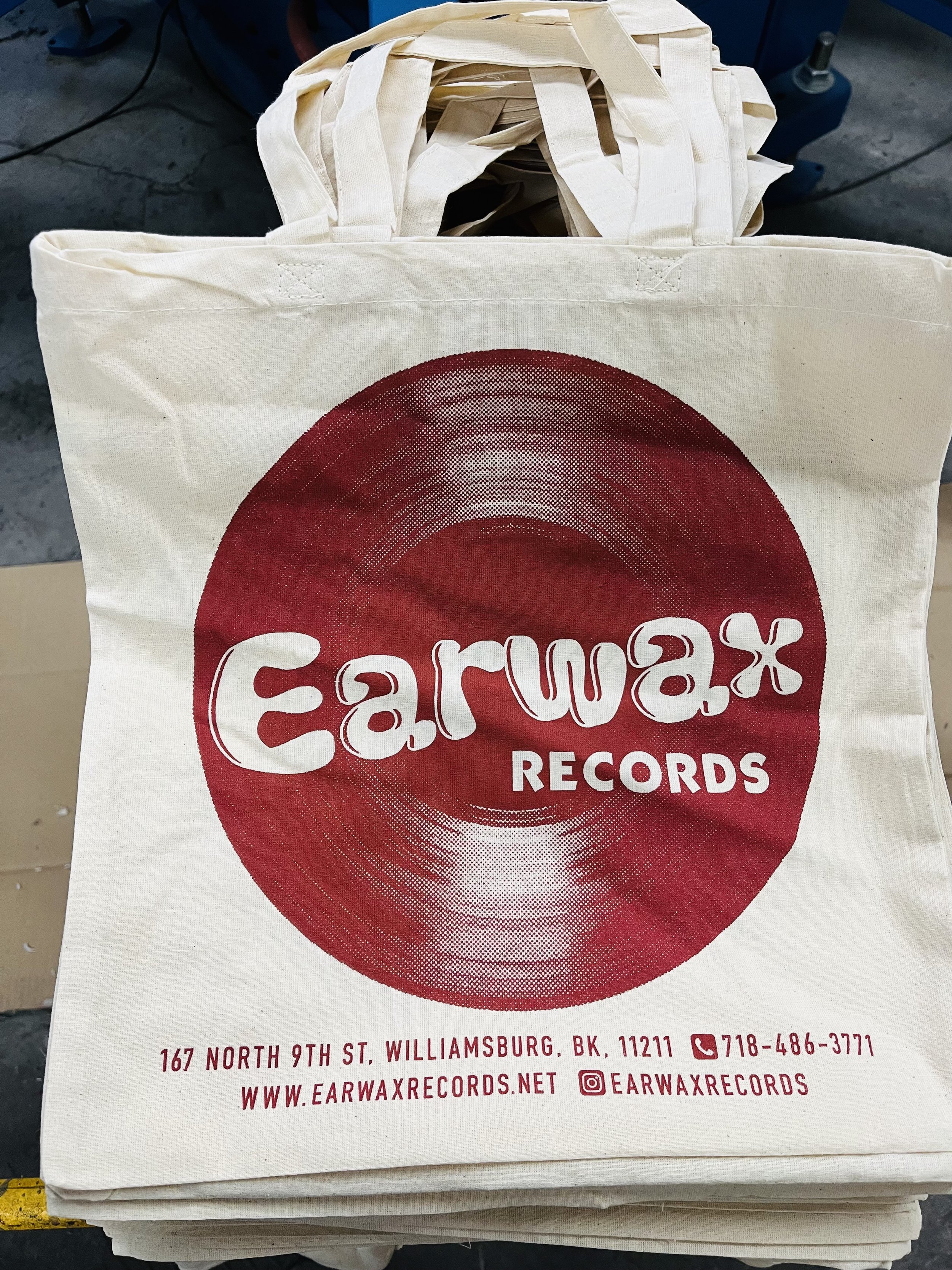 Record Store Tote Bag