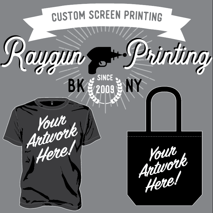 Custom T Shirt Screen Printing Brooklyn NYC Raygun Printing