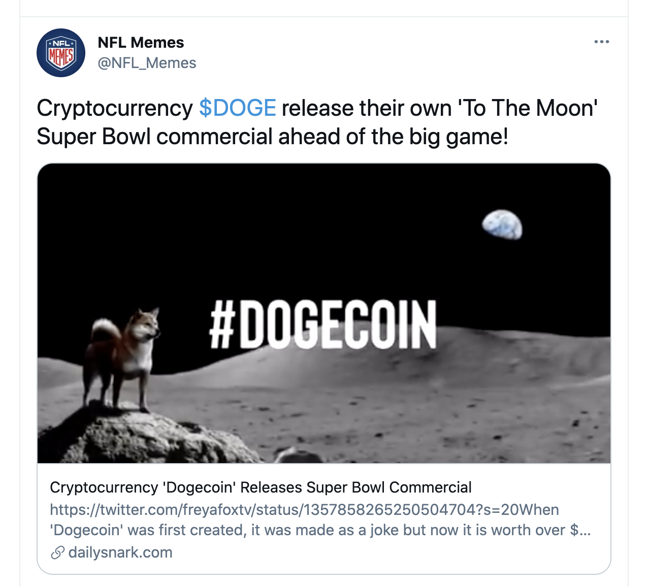 Dogecoin | Super Bowl Commercial — CK