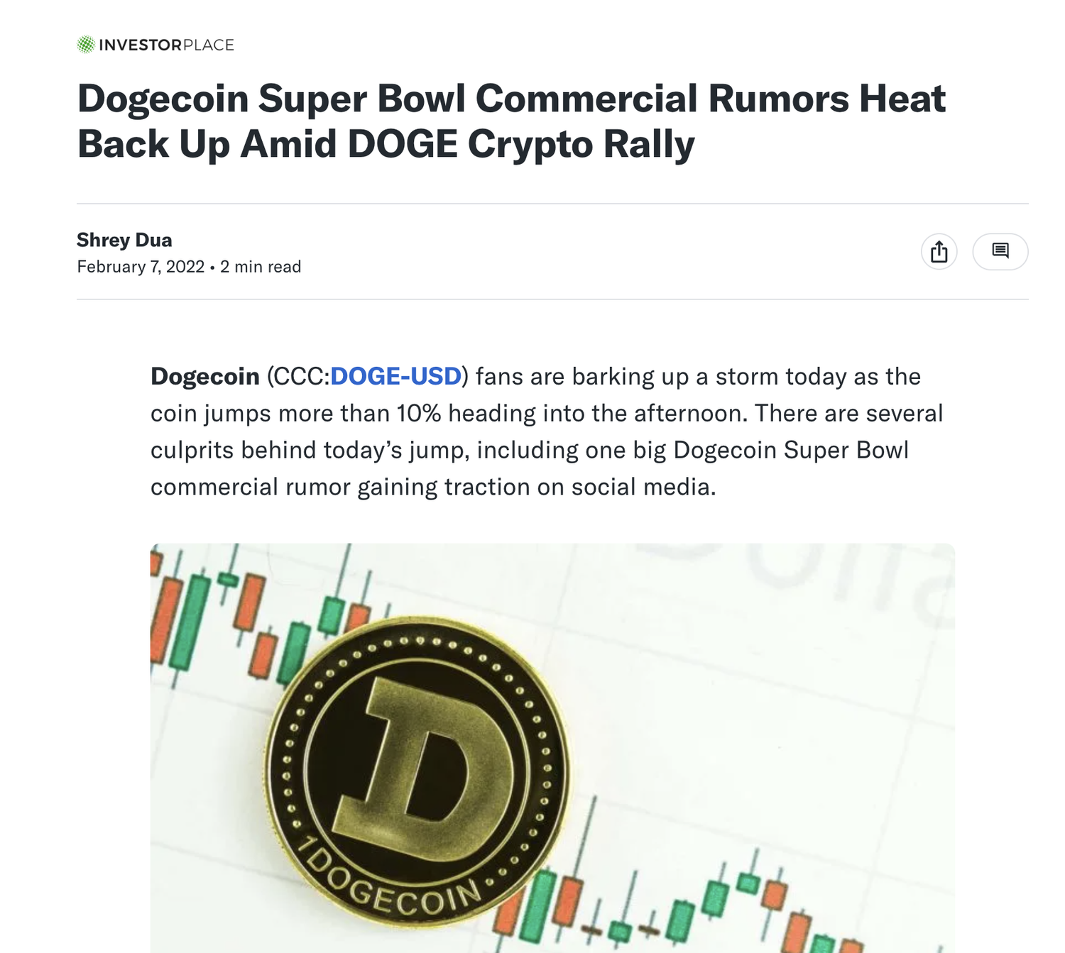 Dogecoin | Super Bowl Commercial — CK