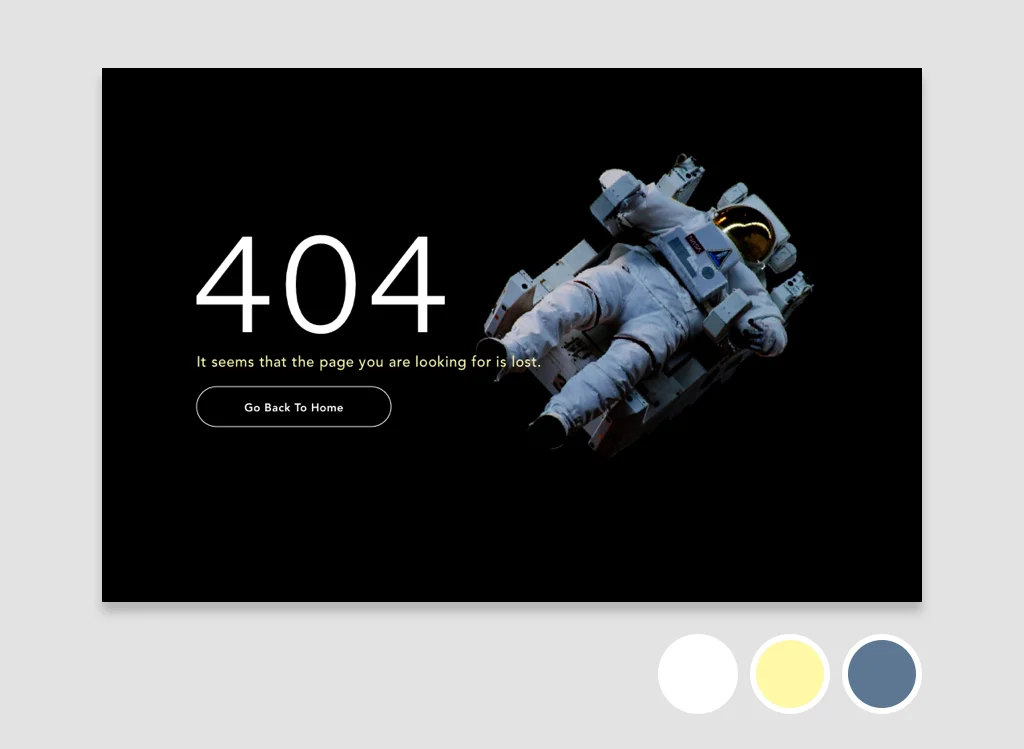 Daily UI #8 Error 404