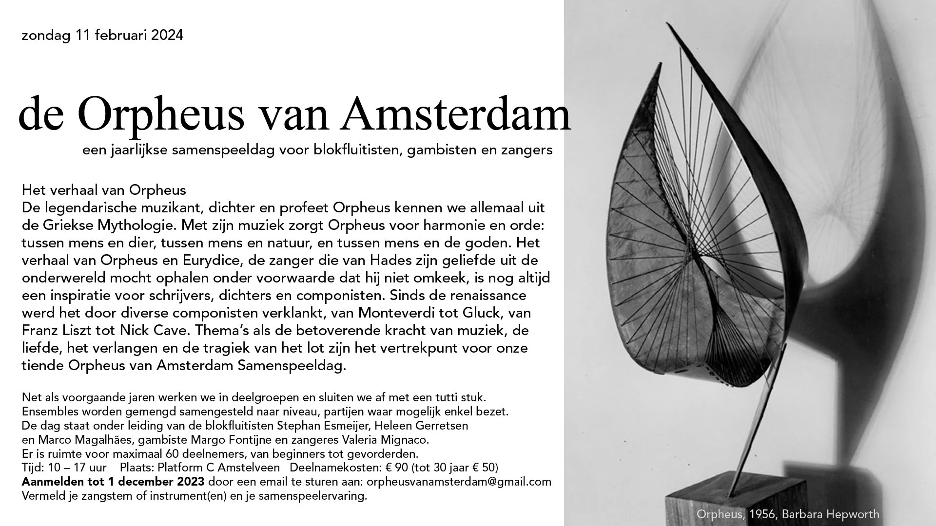 de Orpheus van Amsterdam