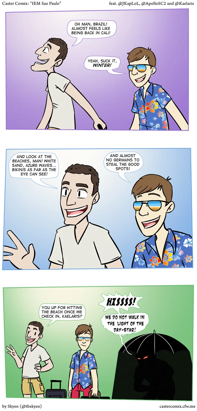 "IEM Sao Paulo" — Caster Comix