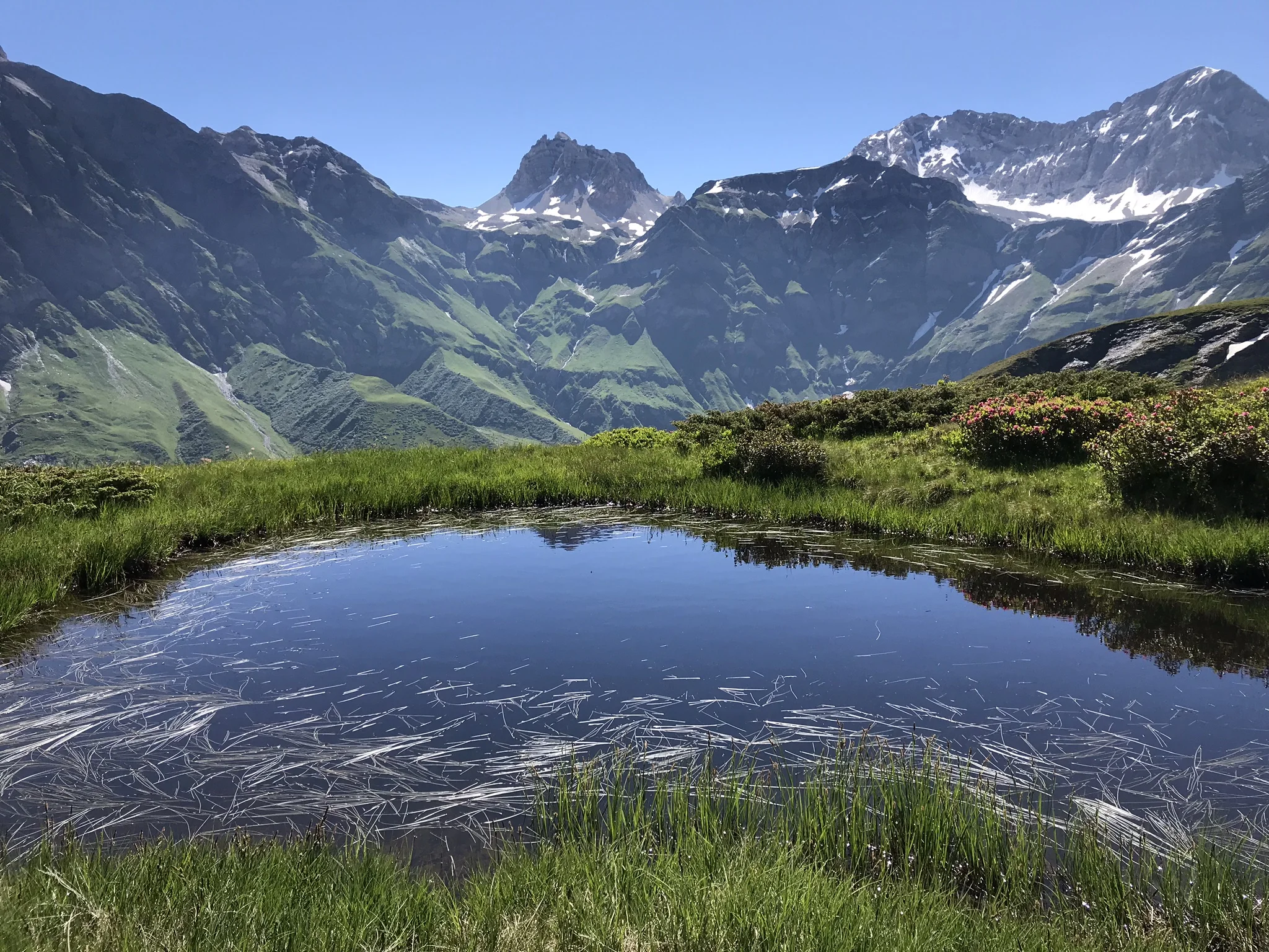 Stille in den Bergen.