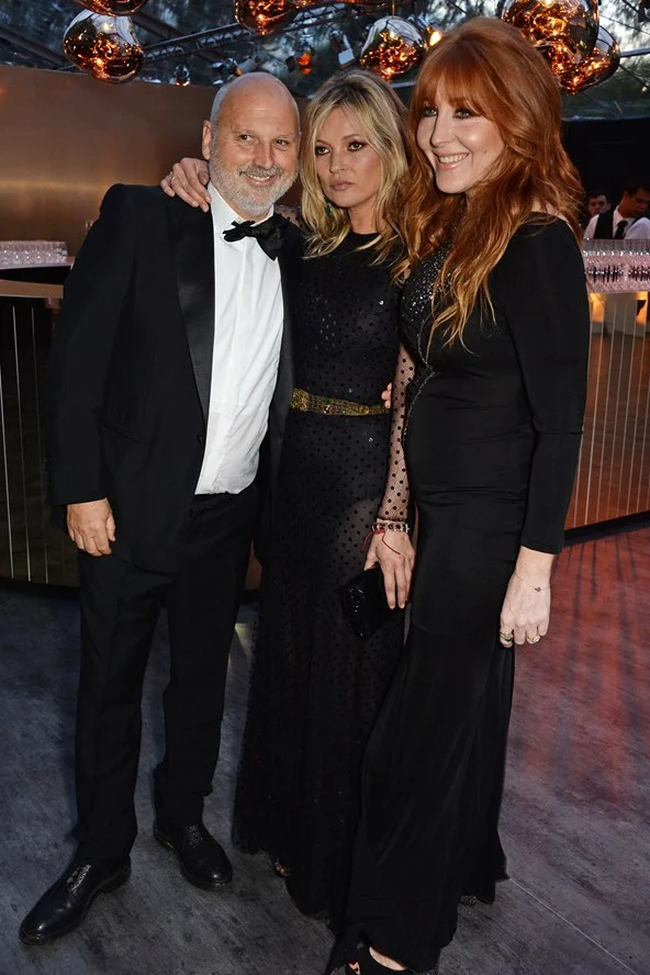 Vogue favourites Sam McKnight and Charlotte Tilbury enjoying the celebrations and looking incredible with Kate. This team has such inspiring creativity and talent, I always love seeing their work on the covers of Vogue.