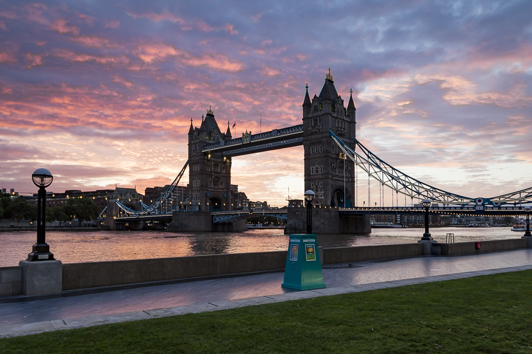 Such a beautiful sunrise at Tower Bridge